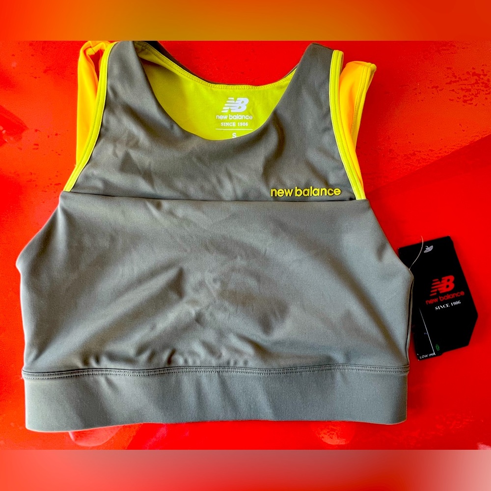 New Balance Crop Bra NWT
